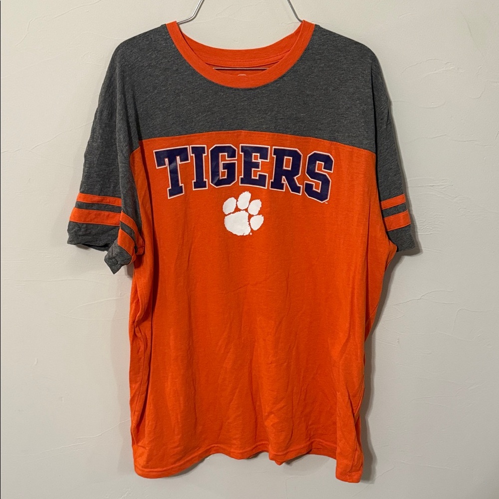 Rivalry Threads 91 CLEMSON TIGERS Orange and Gray Tee X-Large cotton